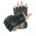 Plain Black MMA Gloves